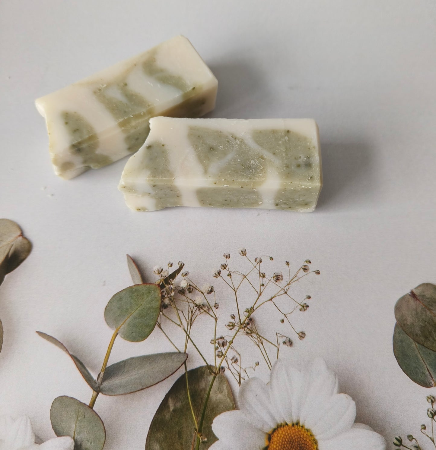 Tea Tree & Rosemary essential oil blend Spa Soap with natural clay.
