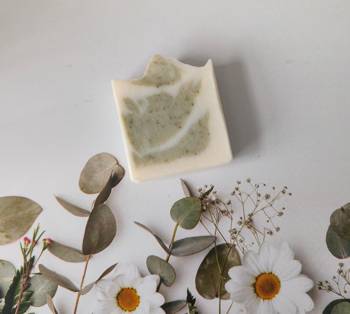 Tea Tree & Rosemary essential oil blend Spa Soap with natural clay.