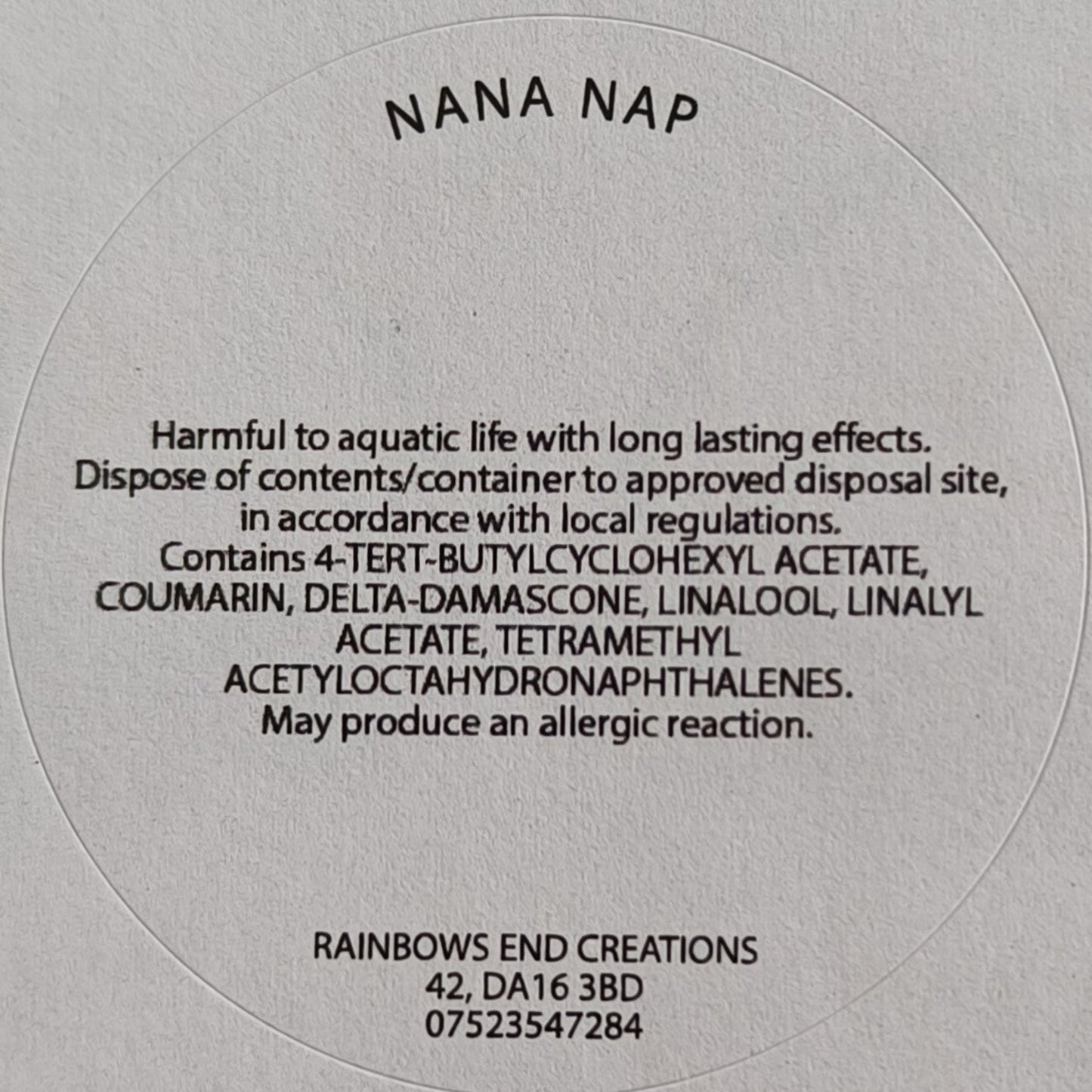 Nana Nap scented soy wax melts
