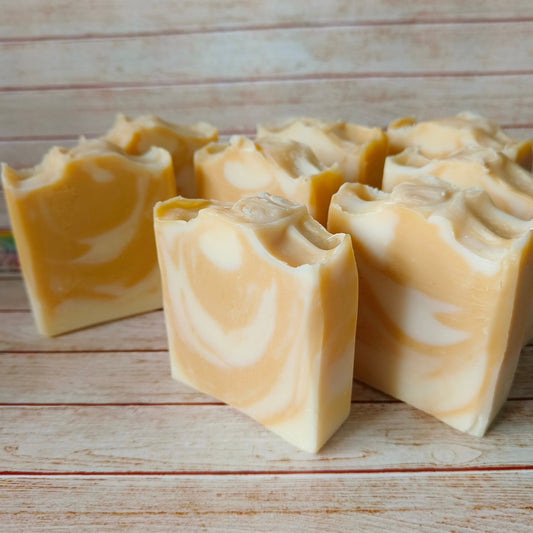 Lemon, Black Pepper & May Chang essential oil blend Spa Soap with natural clay & activated charcoal