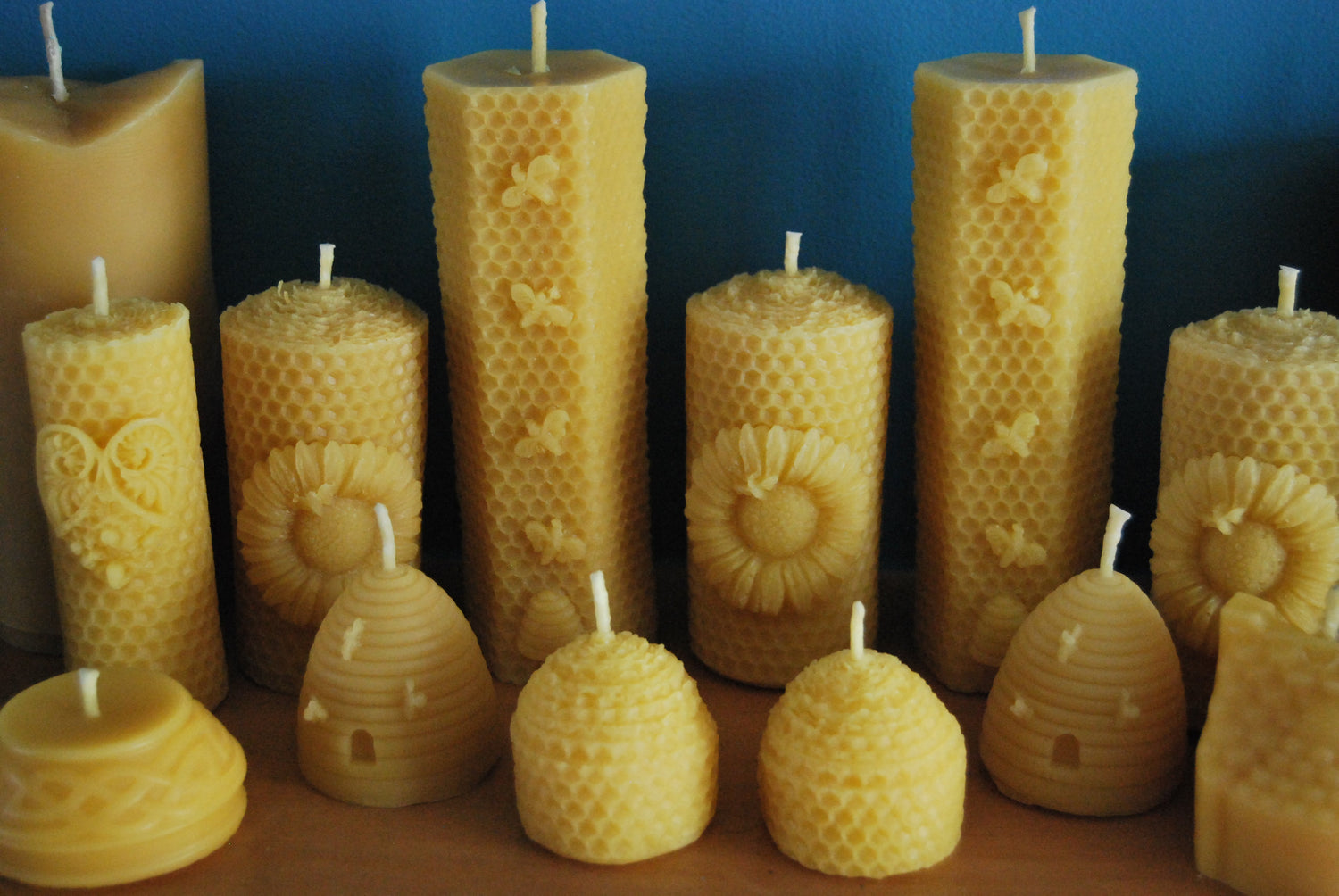 Natural Beeswax Candles
