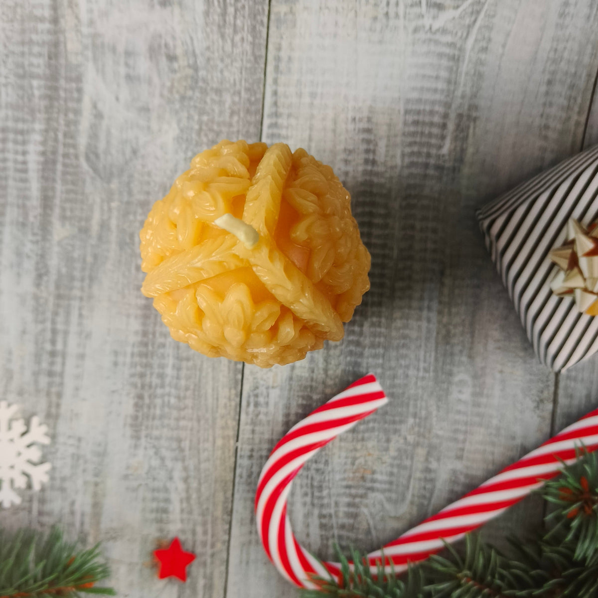 Pure beeswax Faberge egg