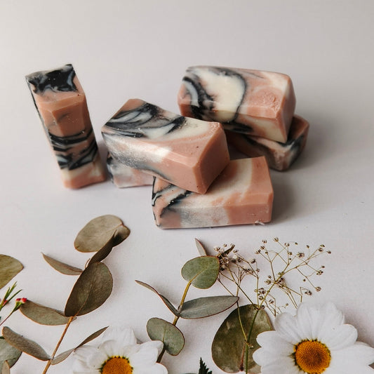 Orange, Patchouli & Lavender essential oil blend Spa Soap with natural clay & activated charcoal.