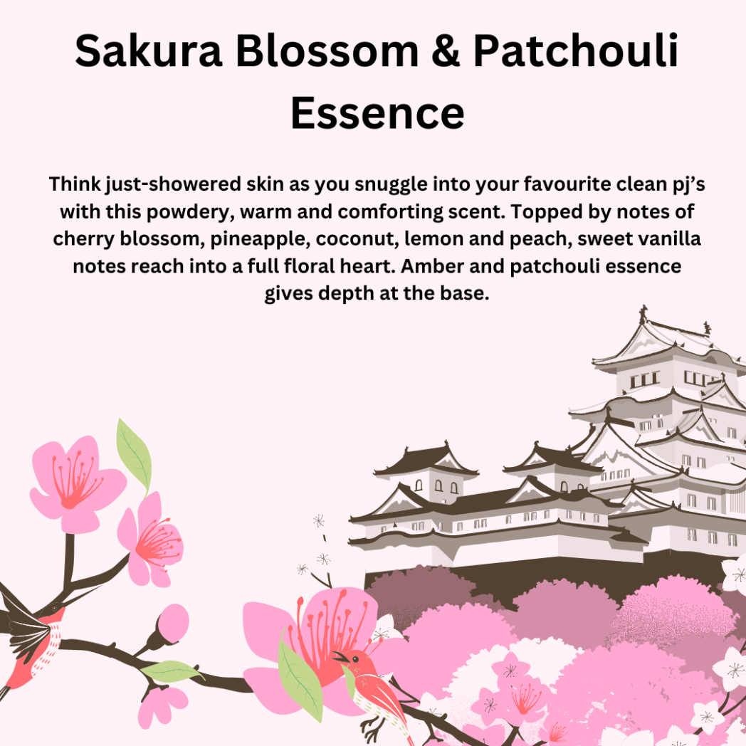 Sakura Blossom & Patchouli Essence Fragrance